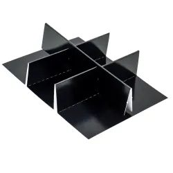 6 Choc Criss Cross Dividers; Black